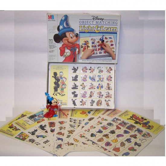 Vintage Disney Object Matching Light & Learn Game