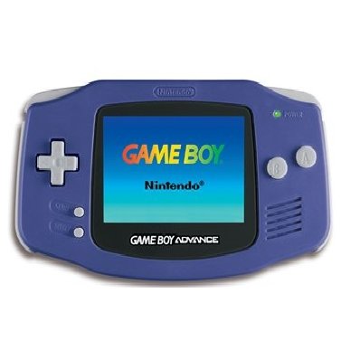 Nintendo - GBA Game Boy Advance Blue Handheld Video Game System 2001 ...