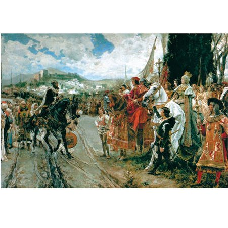 F. Pradilla - La Rendicion De Granada 8000 piece Puzzle