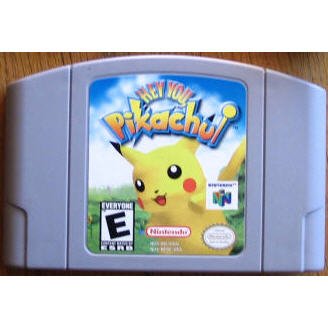 Hey You Pikachu 64 Game N64 Nintendo 64 Game Cartridge with Microphone