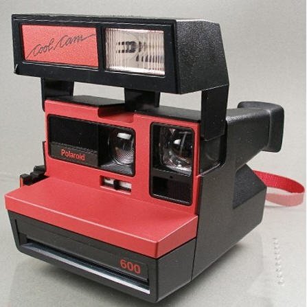 Appareil Photo Polaroid 600 Cool Cam - Noir Et Rouge - Occasion Bon état