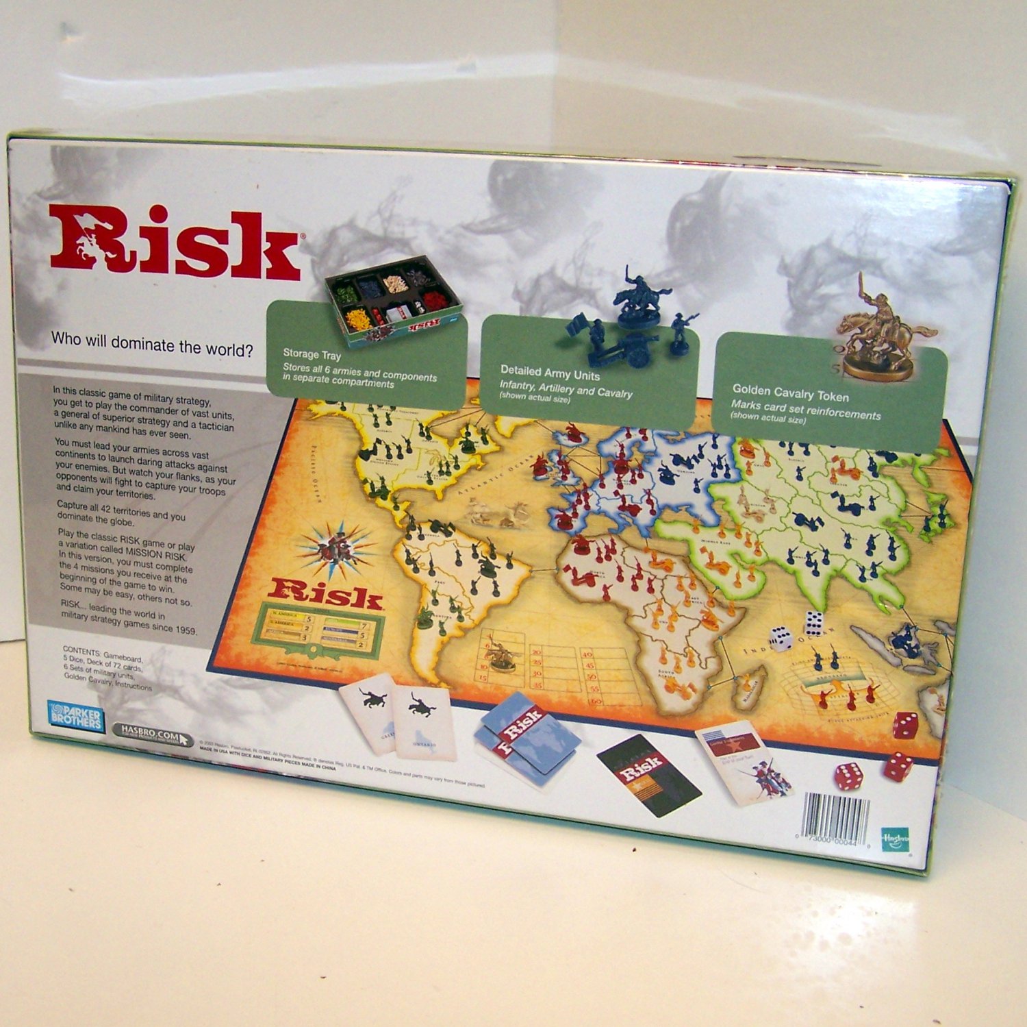 Risk The game of Global domination by Hasbro Games 2003