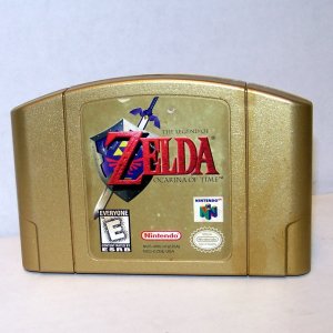 Zelda Ocarina of Time Gold Nintendo 64