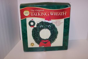 The Original Talking Wreath 20 inches Gemmy Industries