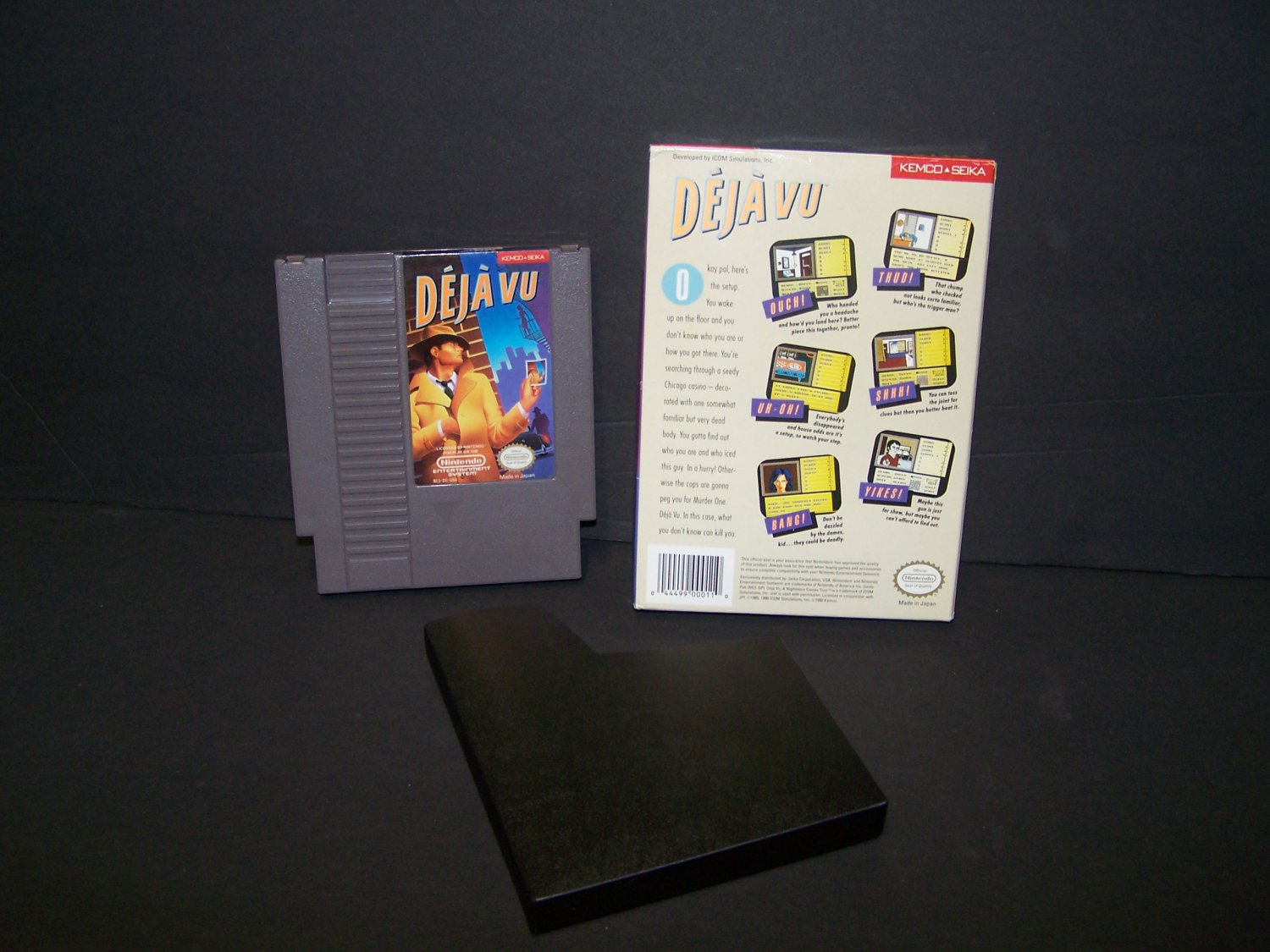 Deja vu Original 8-bit Nintendo NES Game Cartridge in Box