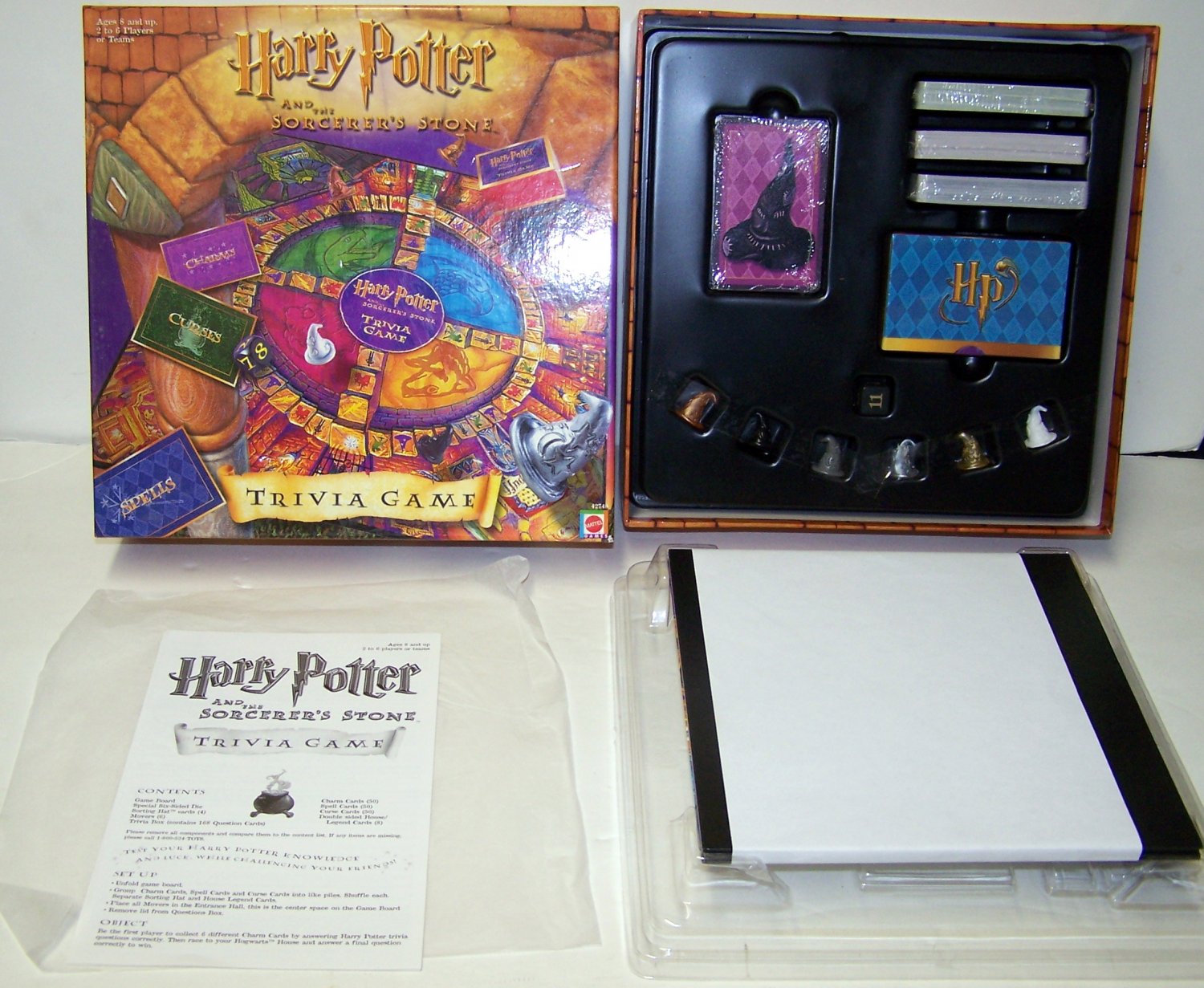 Harry Potter And The Sorcerer's Stone Trivia Game 2000 Mattel