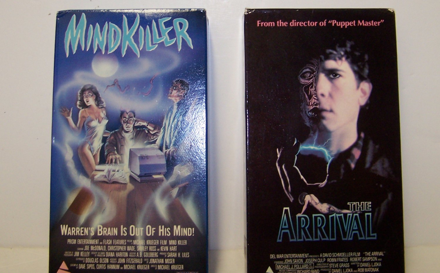 Lot of 7 Vhs Horror movies