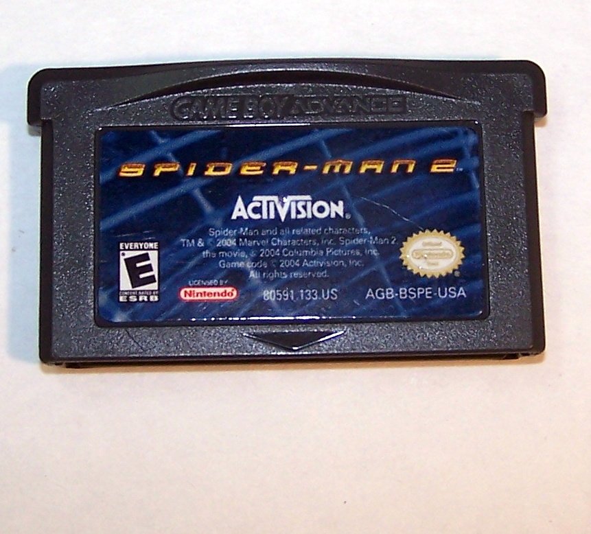 Spider-man 2 Nintendo Game boy Advance GBA