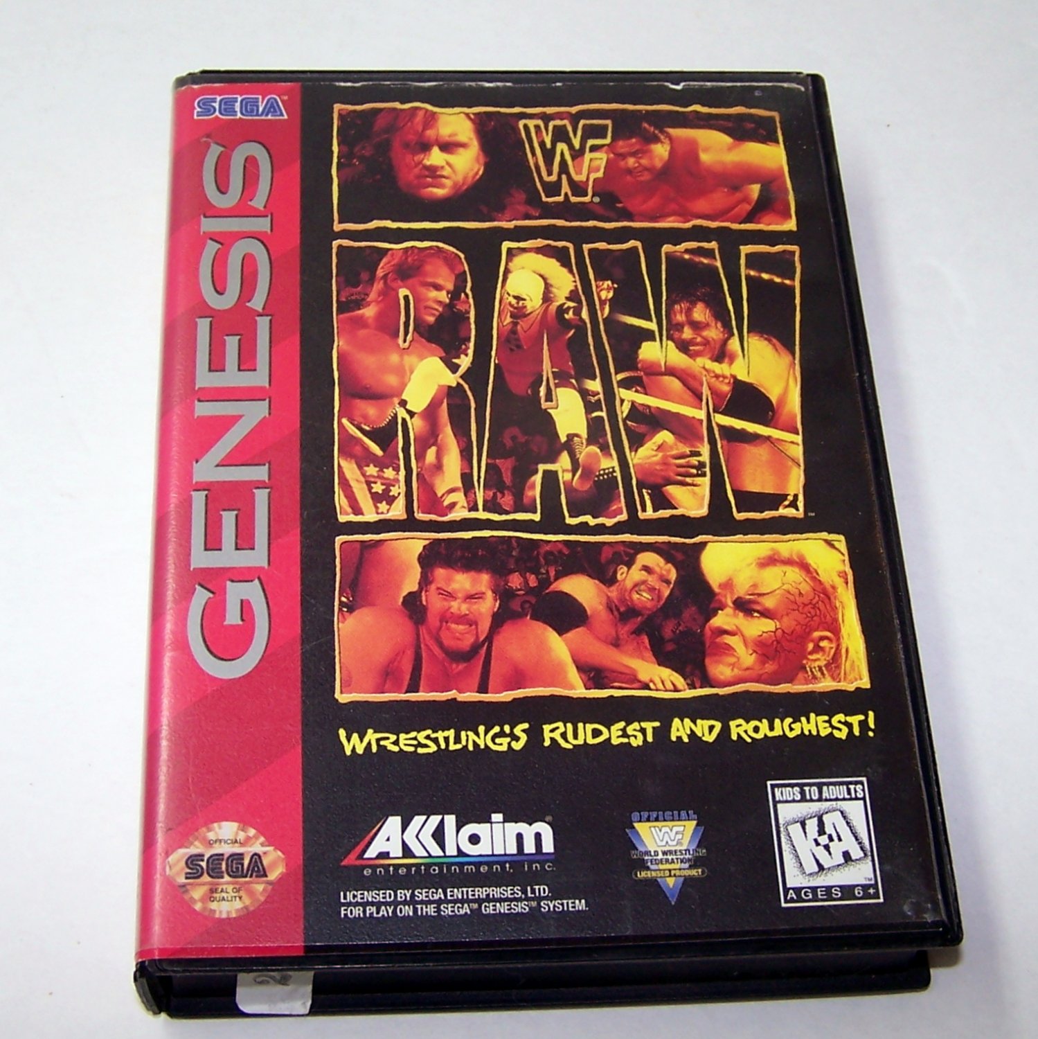 Wwf Raw Sega Genesis Game