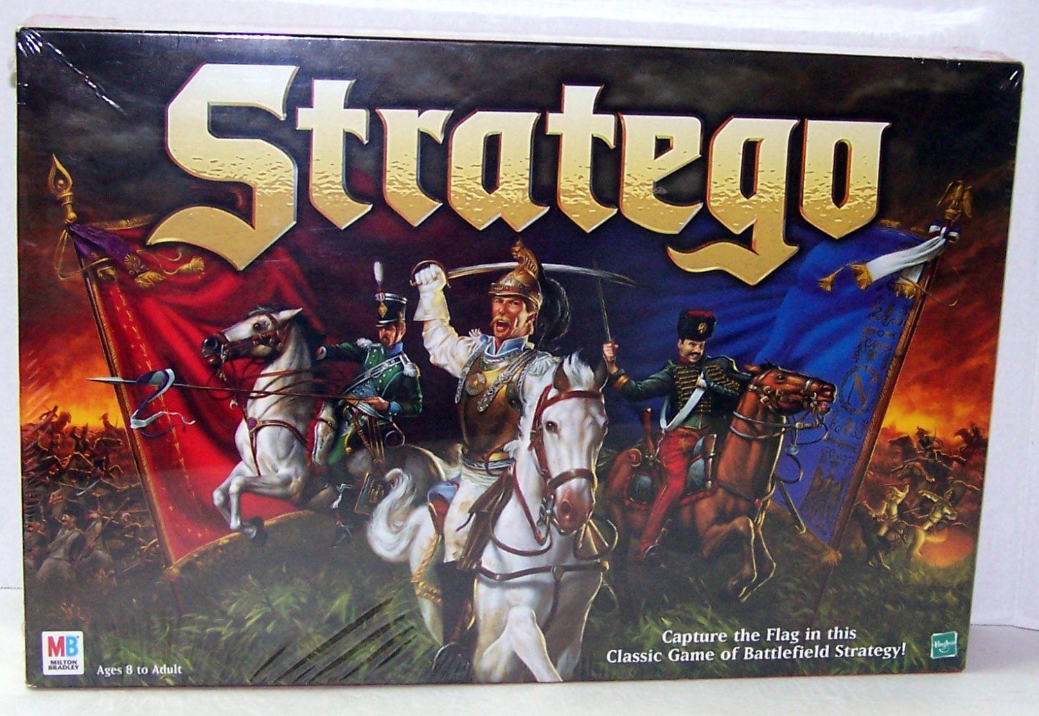1999 stratego milton bradley board game size