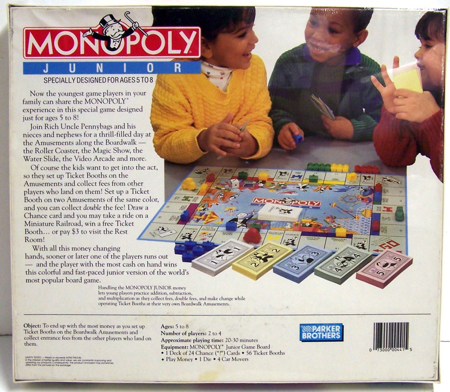 MONOPOLY JUNIOR Board GAME by PARKER BROTHERS