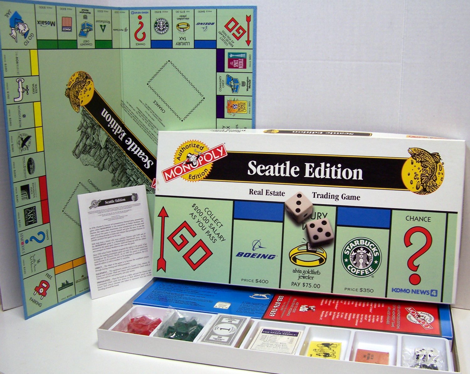 Monopoly Seattle Edition USAopoly (1997)