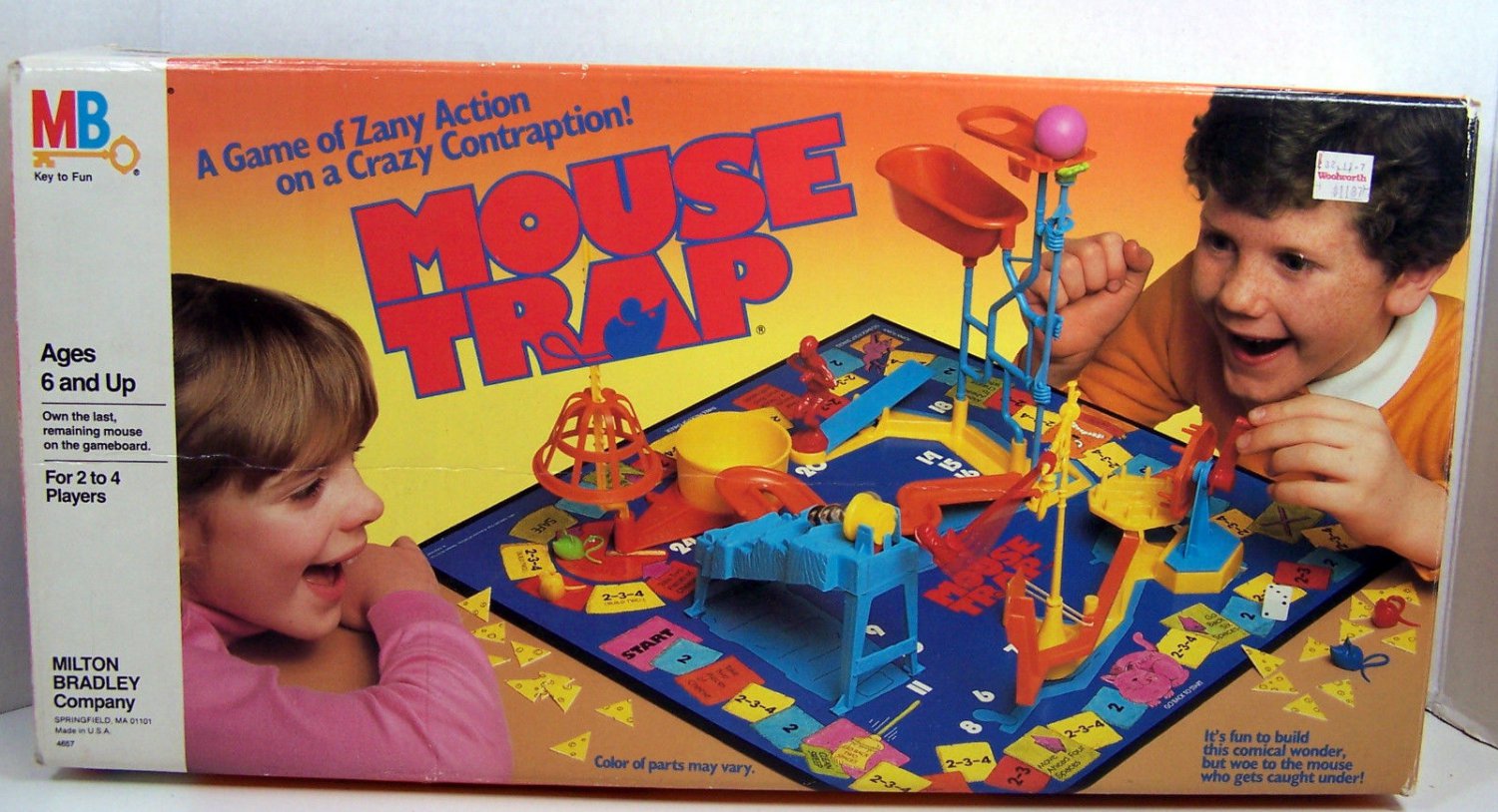 Details about   Vintage Mouse Trap Game REPLACEMENT PIECES 1986 