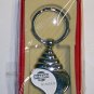 Nissan Logo Sea Shell Keychain Chrome Metal  Engraved  in box
