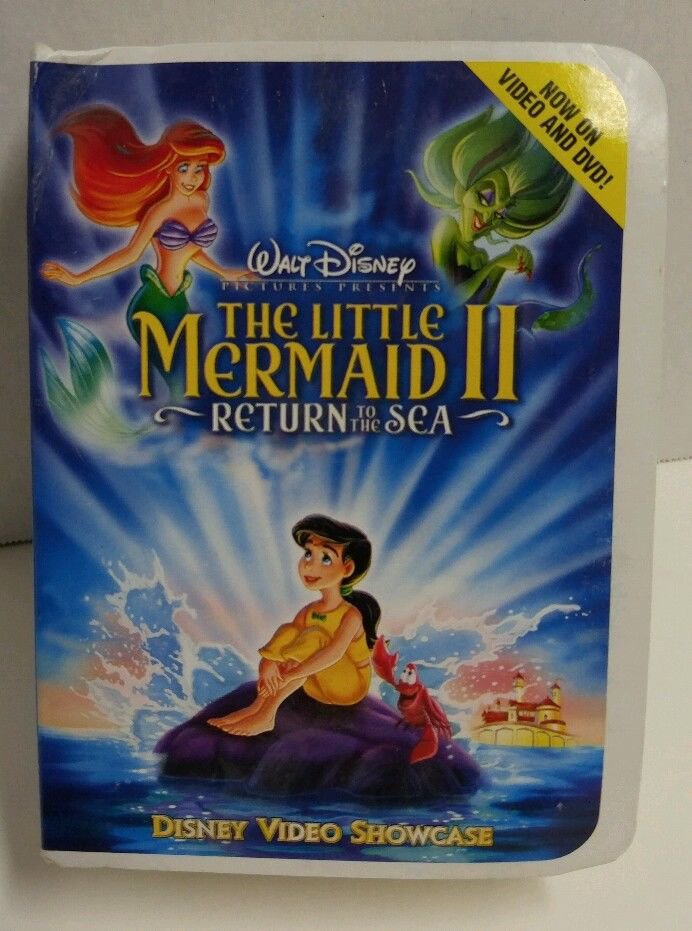 McDonald's 2000 Disney VHS Video Showcase Little Mermaid 2 penguin