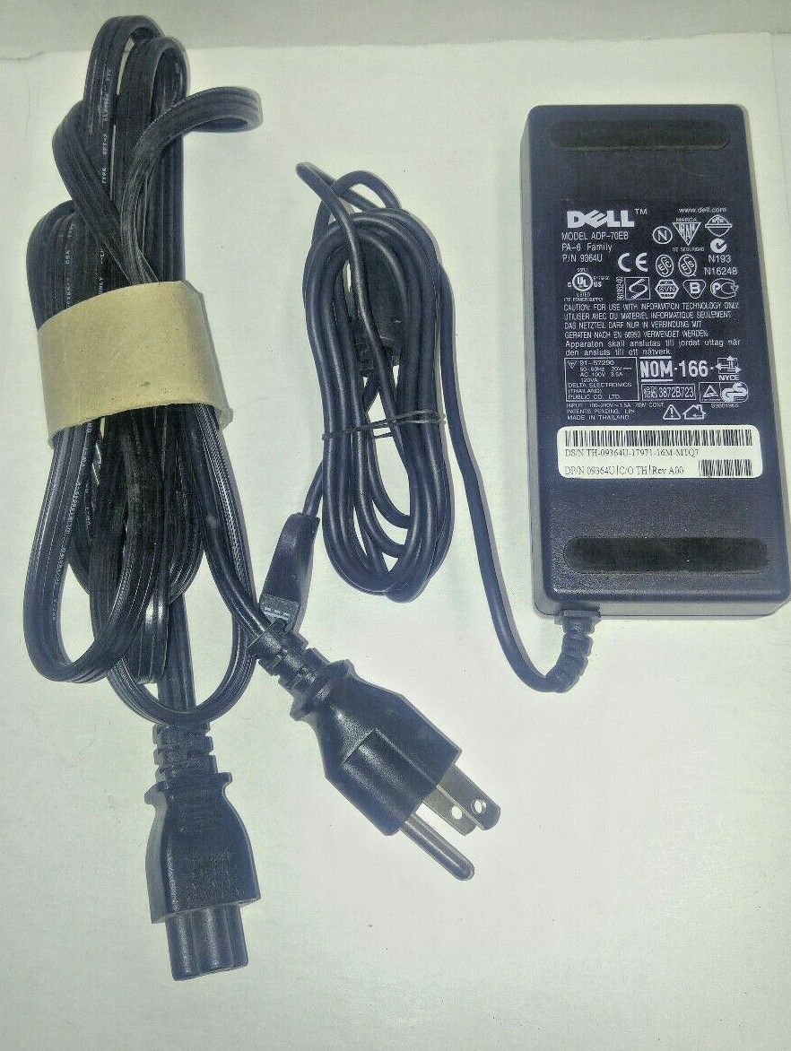 DELL ADP-70EB AC ADAPTER POWER SUPPLY 20V 70W LAPTOP CHARGER PA-6 Family