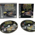 1996 Star Wars Rebel Assault II 2 Sony Playstation 1 PS1  Black Label Video Game