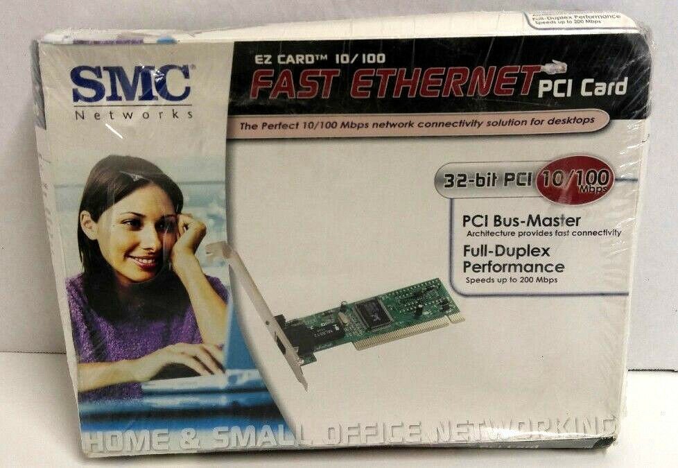 SMC Networks SMC1244TX-1 10/100Mbps PCI Fast Ethernet Adapter Bus master