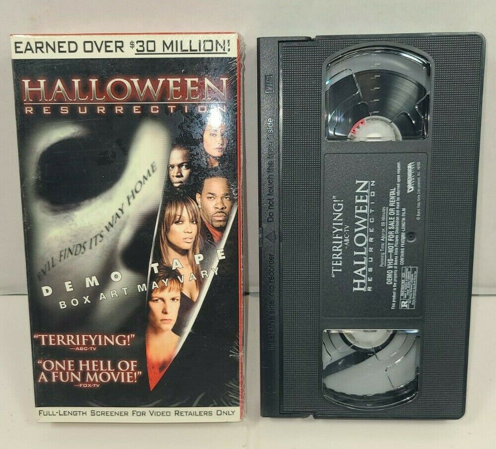 Halloween: The Curse of Michael Myers Demo Screener (VHS, 1996) Rare Promo Tape