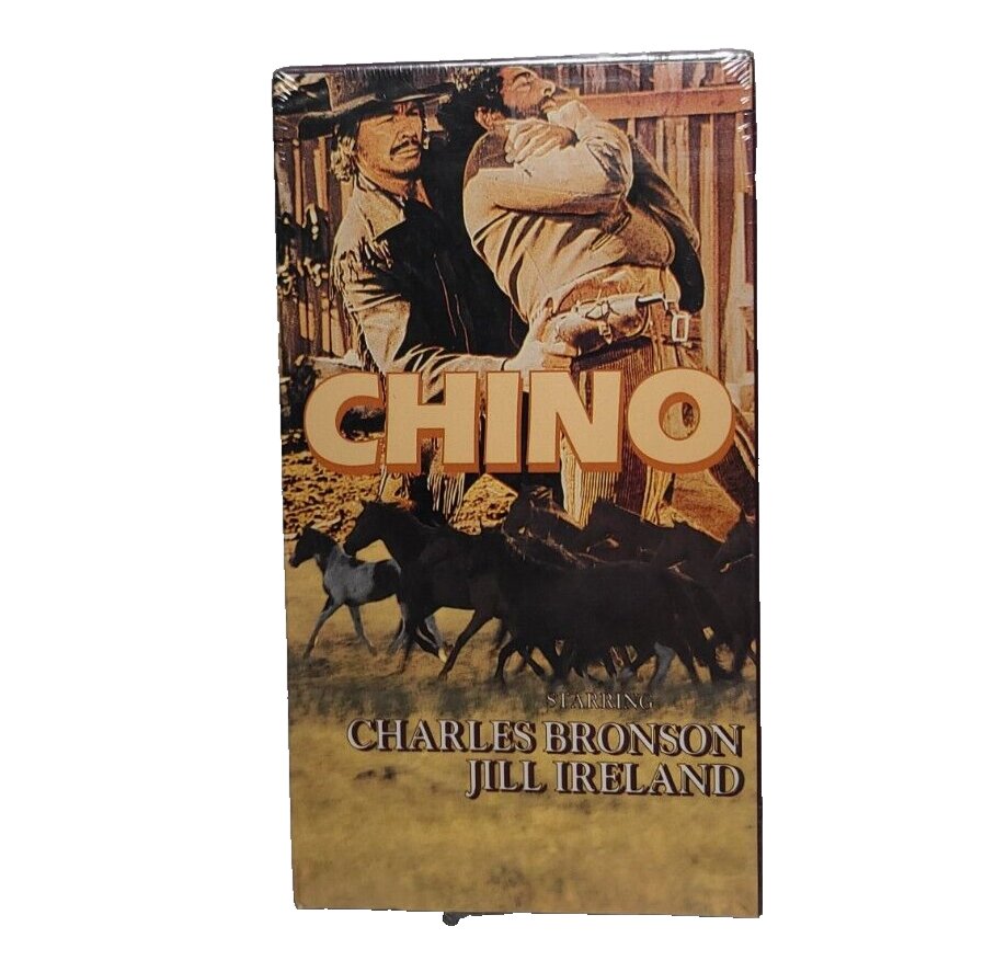 CHINO VHS SEALED 1973 Video Tape Charles Bronson Jill Ireland Spaghetti Western