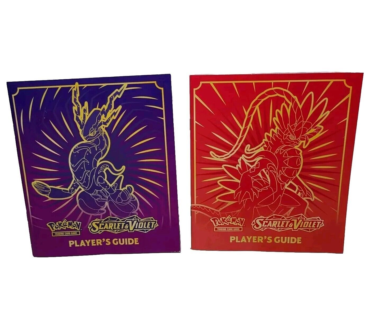 Official Pokemon TCG Scarlet & Violet Player&acirc;��s Guide Book Red Purple