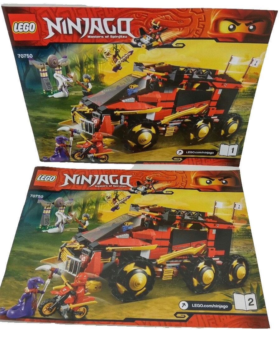 Lego NINJAGO Masters of Spinjitzu 70750 Manuals