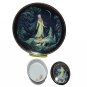 Enchanted Snow Princess Russian Collection Music Box 1997 & Decorated Plate 1990