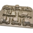 Nordic Ware Sweet Rides Classic Car Mini Cake Mold Pan Cast Aluminum Very Clean