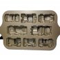 Nordic Ware Sweet Rides Classic Car Mini Cake Mold Pan Cast Aluminum Very Clean