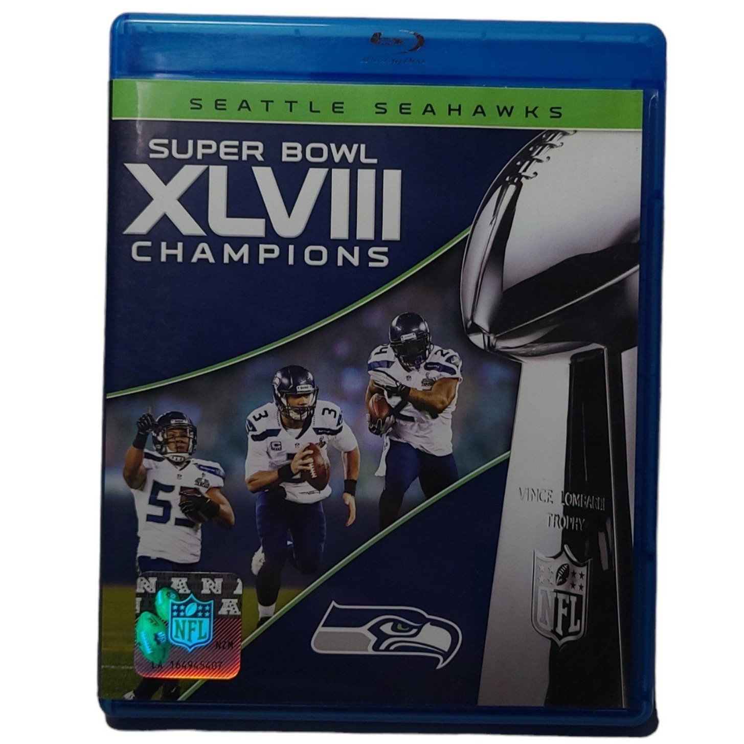 NFL Seattle Seahawks Super Bowl XLVIII Champions Blu-Ray Disc 2014