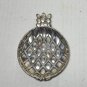 Vintage Eleanor Claire Silvertone Pineapple Trinket Tray Made In Japan