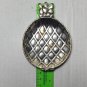 Vintage Eleanor Claire Silvertone Pineapple Trinket Tray Made In Japan