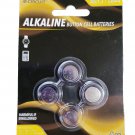 E-Circuit Alkaline Button Cell Batteries  (4) Pack Best Before 07/2025 AG13 LR44