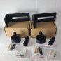 WINSOON 2-Pack 4.8" Adjustable Sliding Barn Door Floor Guide 8-in-1 Wall Mount