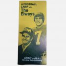 FOOTBALL CAMP w/ the Elways 1983 SAN JOSE STATE UNIVERSITY Spartan app John Jack