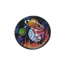 Vintage Metal Pog Slammer Yin & Yang Solar system planets
