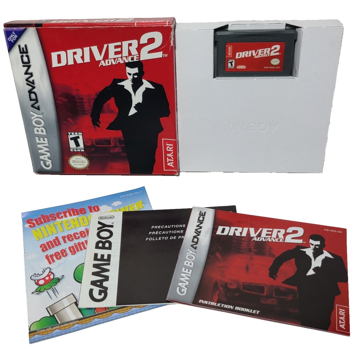 Driver 2 Advance GBA CIB Complete Nintendo Game Boy Advance AUTHENTIC