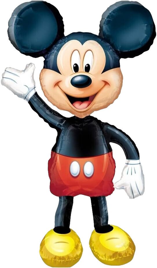 Mickey Mouse 52" Jumbo Airwalkers Foil Balloon Party Decorating Supplies