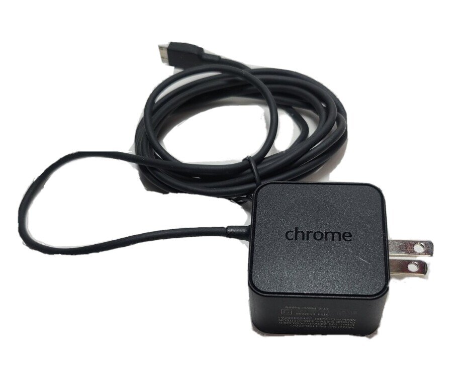 Genuine Chrome Power Supply Adapter 5.25V 3A PA-1150-22GO Micro USB Plug OEM
