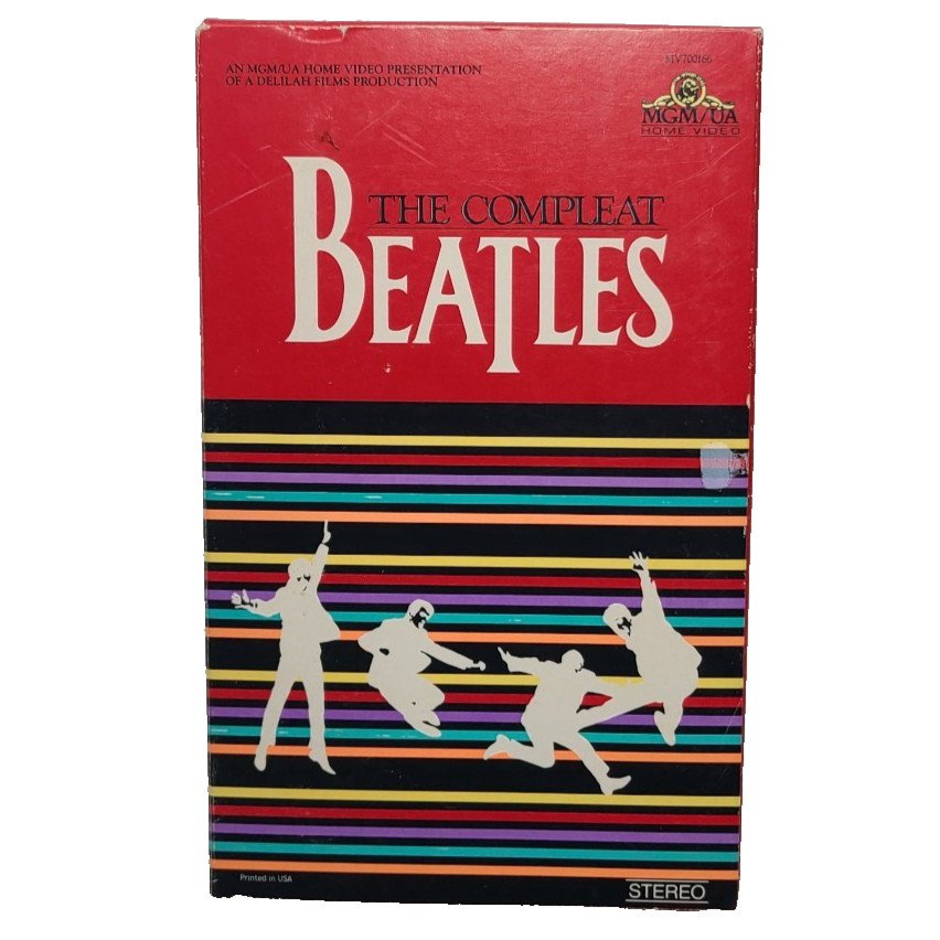 The Beatles  Compleat Beatles VHS Tape in oversized box