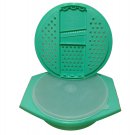 Vintage Green TUPPERWARE 3 piece Cheese Grater Slicer 787, Bowl 786 & Lid 230 Vintage Green TUPPERWARE 3 piece Cheese Grater Slicer 787, Bowl 786 & Lid 230