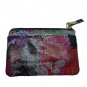 Lodis Wristlet Purse w/Matching ID Wallet Clutch Leather Floral Reptile Pattern