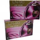 2 RadioShack LN-90 Low Noise Audio Cassette Tapes 2 Pack 90 Minutes (4 tapes)