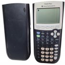 Texas Instruments TI-84 Plus Graphing Calculator Black and White Screen Line