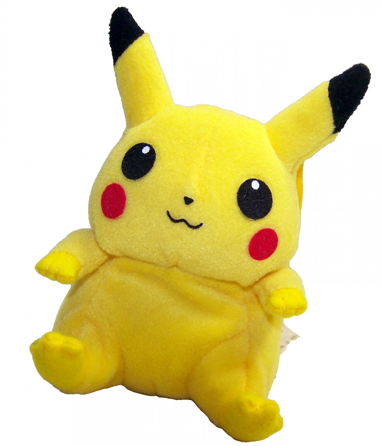 1998 Pokemon Pikachu  Stuffed Plush bean bag Toy by Hasbro 6"