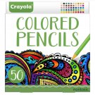 Crayola Colored Pencils, 50 Rich, Vibrant Colors - Brand New