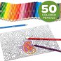 Crayola Colored Pencils, 50 Rich, Vibrant Colors - Brand New