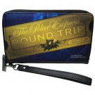 The POLAR EXPRESS Wallet Women's PU Zip Around Rectangle ROUND TRI Train Ticket The POLAR EXPRESS Wallet Women's PU Zip Around Rectangle ROUND TRI Train Ticket