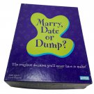 Parker Brothers Marry Date Or Dump? Party Board Game Parker Brothers Marry Date Or Dump? Party Board Game