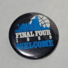 Vintage 1989 Final Four Seattle Pinback Button Welcome NCAA Basketball 1 11/16” Vintage 1989 Final Four Seattle Pinback Button Welcome NCAA Basketball 1 11/16”